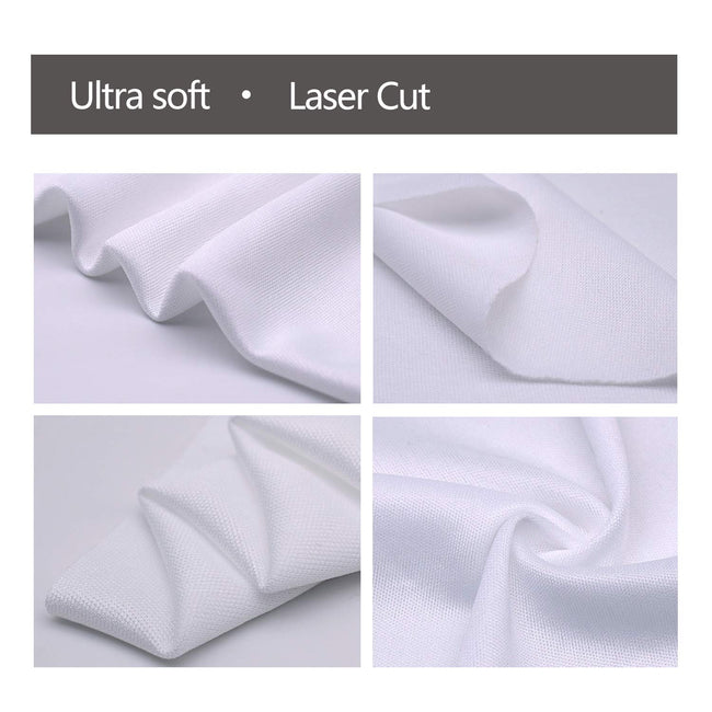 Biogreen Cleanroom Cloth Wipes 9"x9" (Bag of 150 Pcs) Double Knit 100% Polyester Wipers Lint Free Cloths with Ultra-fine Filaments, Laser Sealed Edge, Class 100 Cloths Main Image